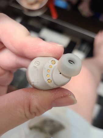 ▲耳機突然消失！愛犬開飛機耳變「心虛小海豹」　嘴巴一開奴才傻眼。（圖／有點毛毛的／飼主Wan Yu Lin提供）