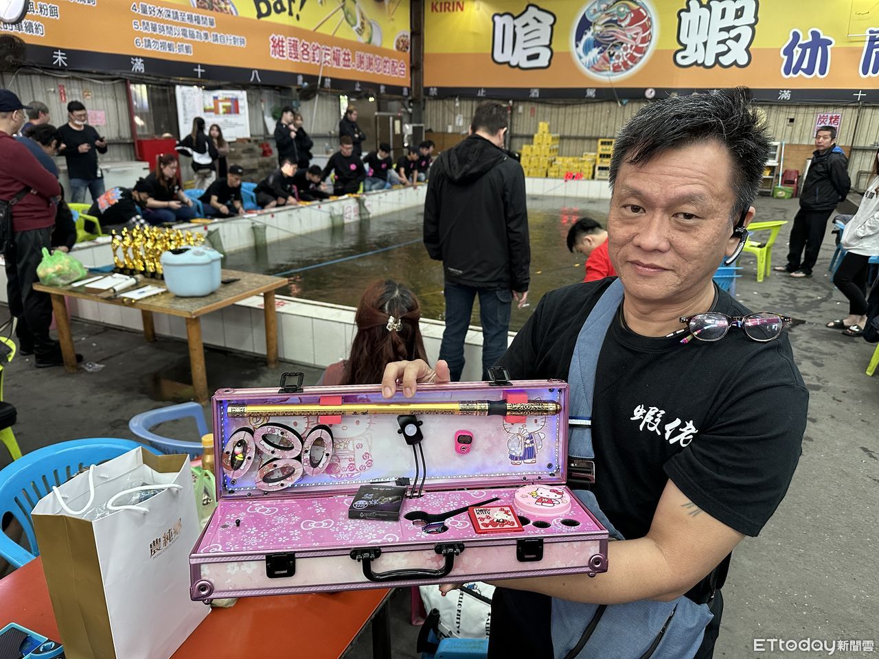 ▲▼香港人來台釣蝦（專題中心用）。（圖／記者林挺弘攝）