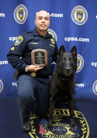 d7417324 警犬King。(圖/翻攝自Chris Duhon臉書)