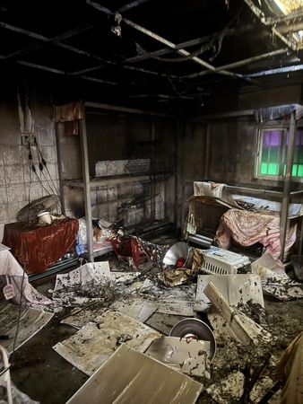 ▲動物之家老舊電線走火　收容8貓「1貓嗆傷搶救無效」其餘持續觀察（圖／翻攝自Facebook／戴瑋姍）