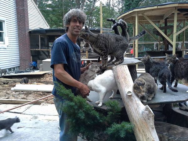 快樂貓庇護所火災。（圖／翻攝自臉書@Happy Cat Sanctuary 、@Strong Island Animal Rescue League）