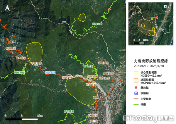 ▲▼台灣黑熊「Lizuk」在112年6月12日由花蓮分署野放重返山林。（圖／花蓮分署提供，下同）